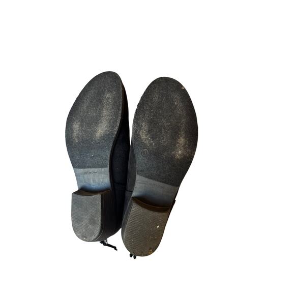 Journey + Crew black‎ suede booties size 9 - Picture 3 of 5